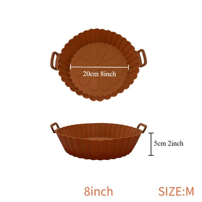 Air fryer silicone basket