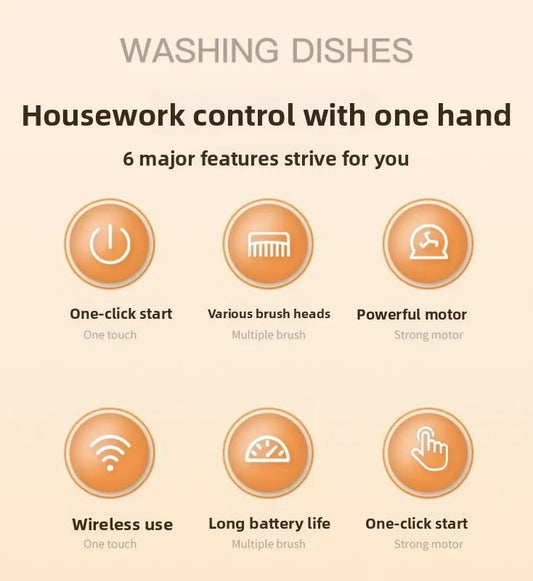 Multifunctional electric cleaning brush