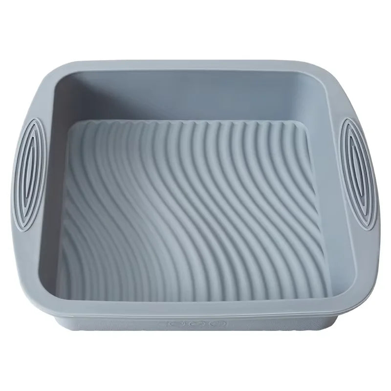 Gray Silicone Cake Pan