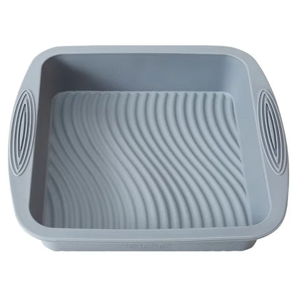 Gray Silicone Cake Pan