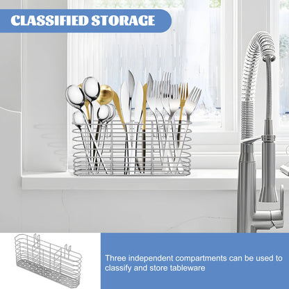 Stainless Steel Kitchen Utensil Storage Rack