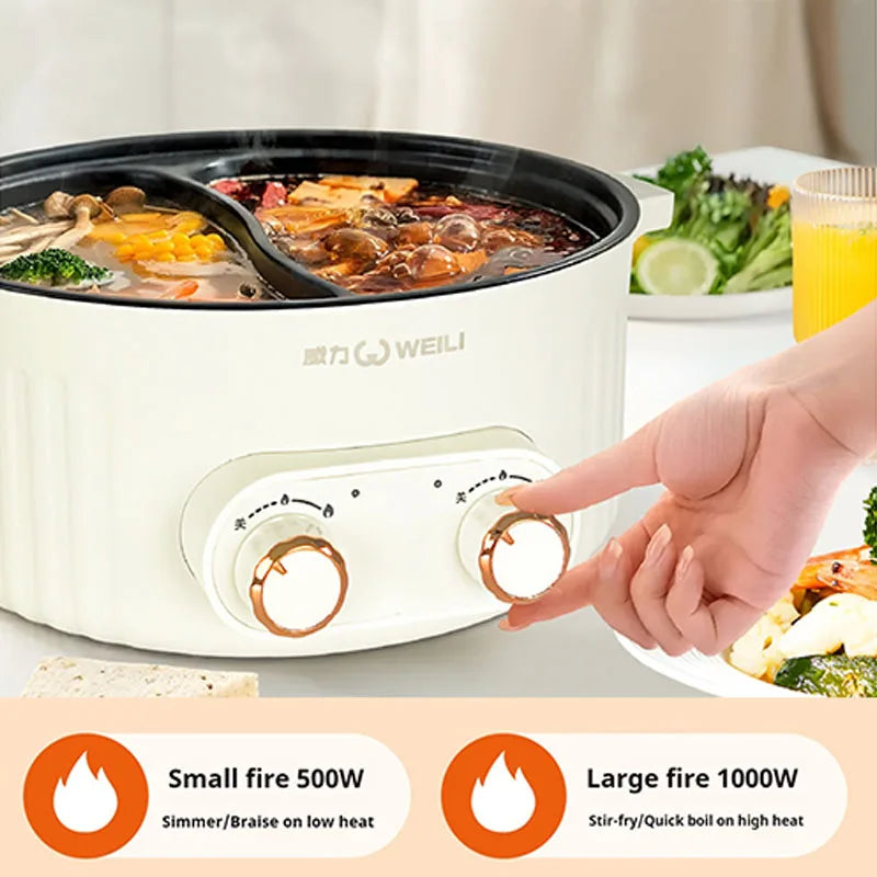 Mandarin duck electric hot pot