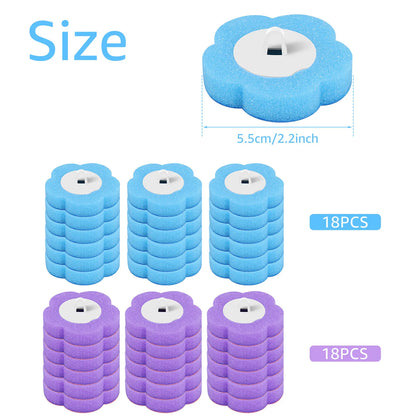 Toilet brush with replacement heads