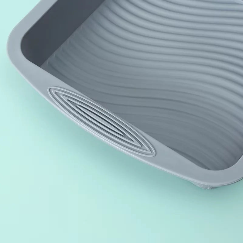 Gray Silicone Cake Pan