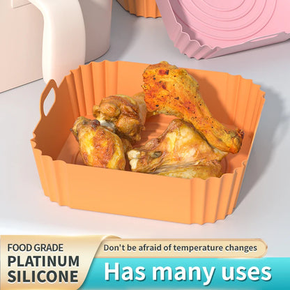 Silicone air fryer tray
