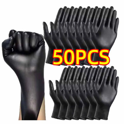 Black Nitrile Disposable Gloves