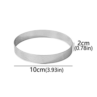 Perforated tart ring
