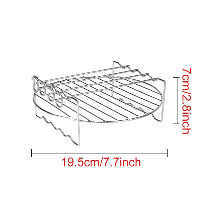 Air fryer baking rack