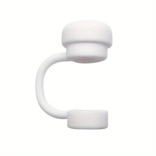 Silicone straw toppers