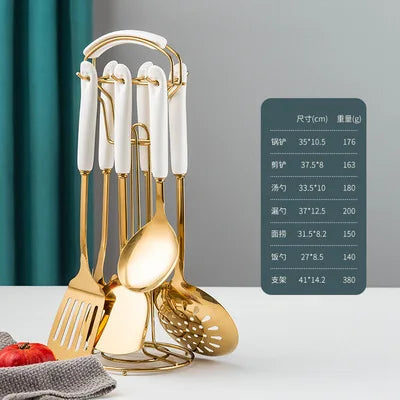 7pcs stainless steel spatula set