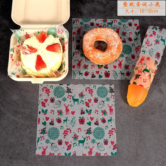 50pcs bento wax paper