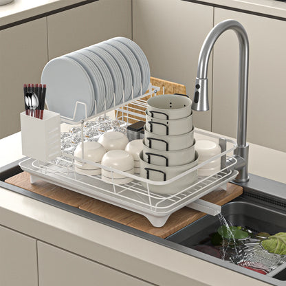 Double-tier dish rack