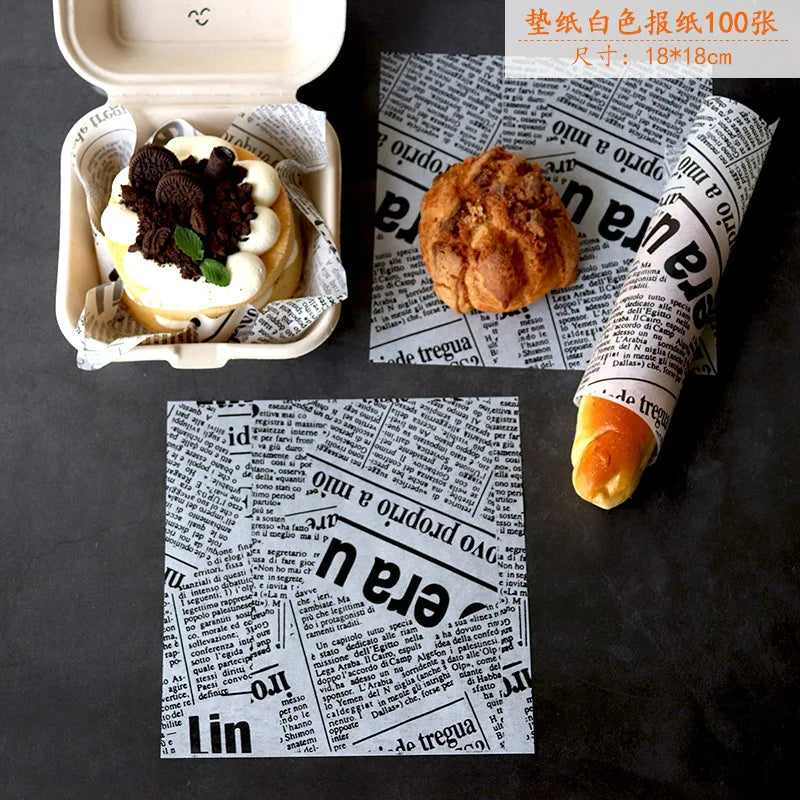 50pcs bento wax paper