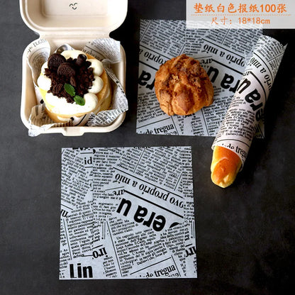 50pcs bento wax paper