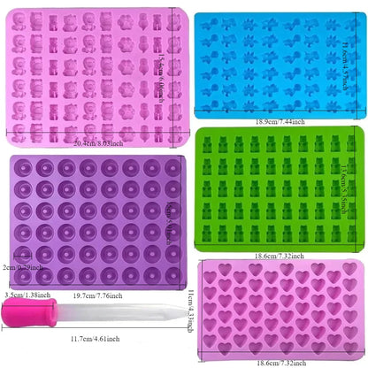Gummy bear candy mold