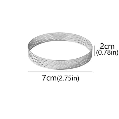 Perforated tart ring