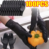 Black Nitrile Disposable Gloves