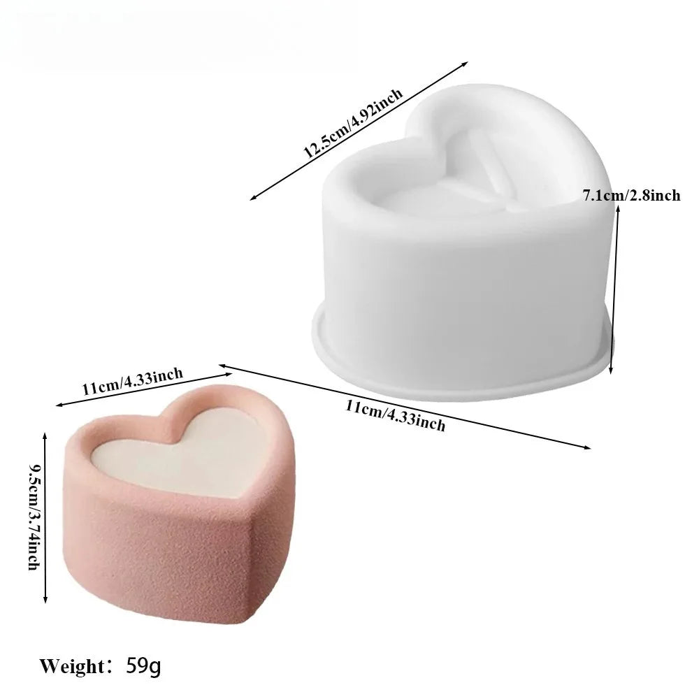 Flower and star silicone cake molds