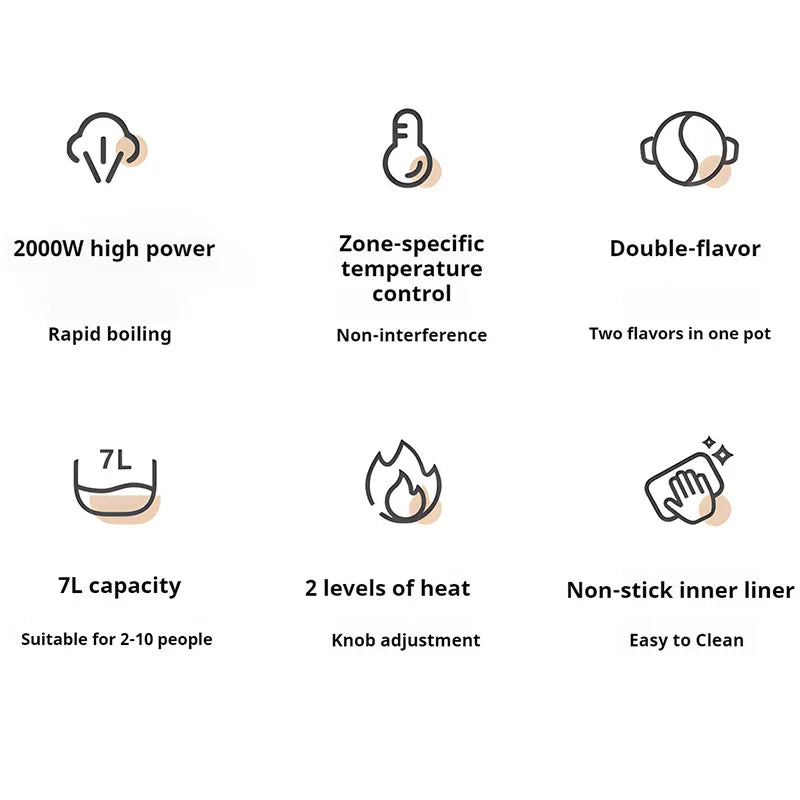 Mandarin duck electric hot pot