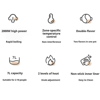 Mandarin duck electric hot pot