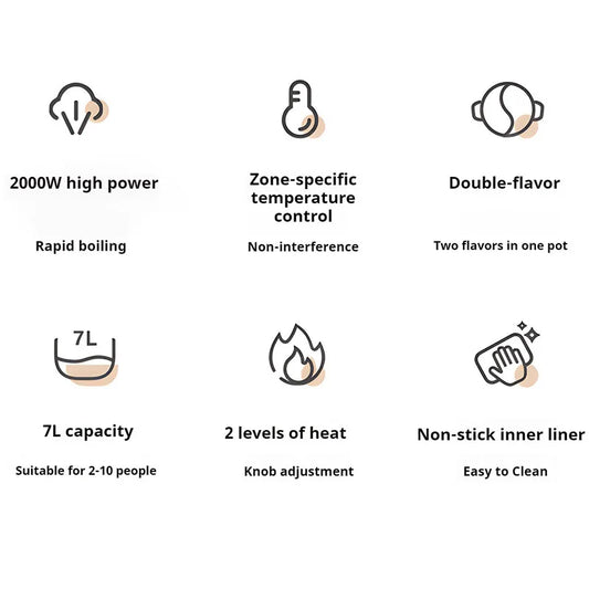 Mandarin duck electric hot pot