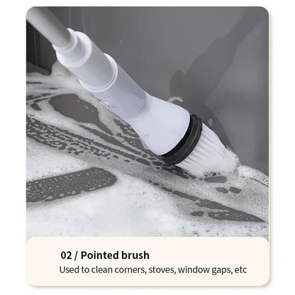 6-in-1 electric cleaning brush