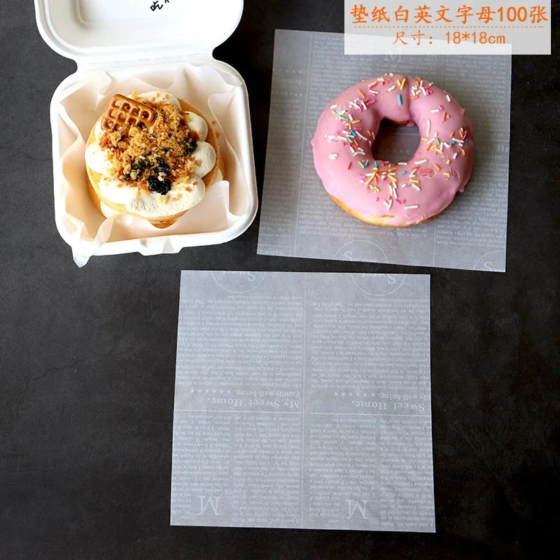 50pcs bento wax paper