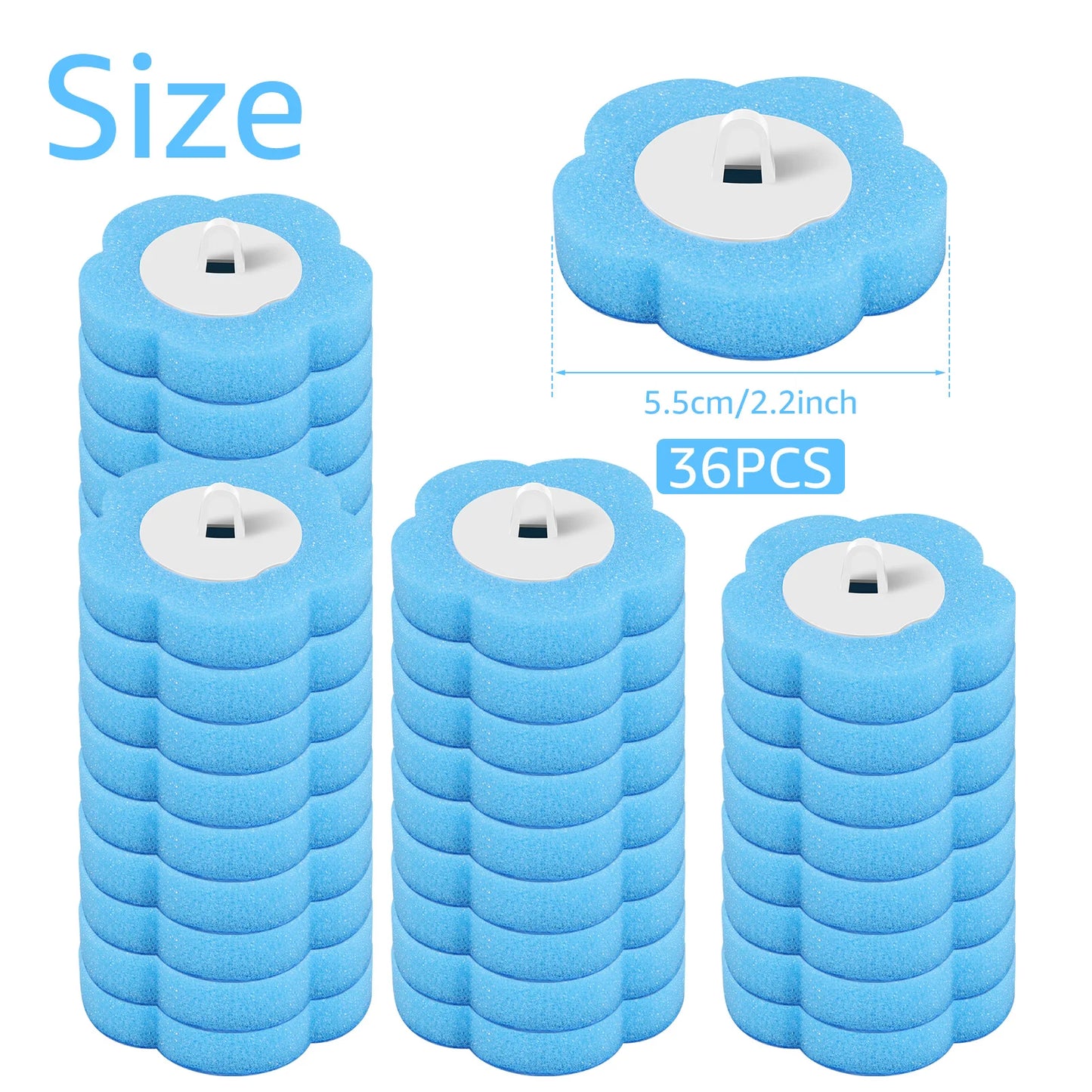 Toilet brush with replacement heads