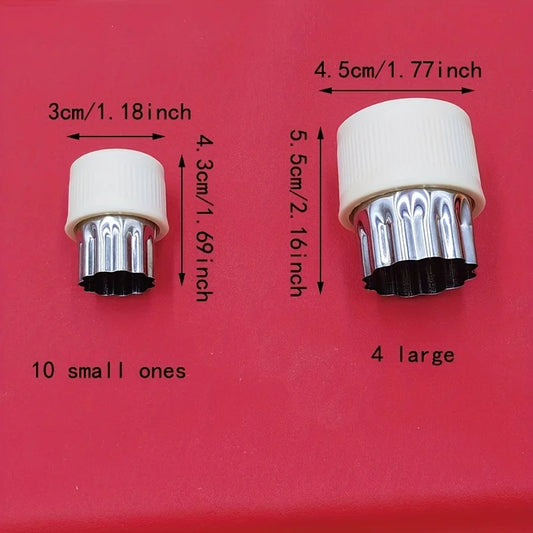 Stainless Steel Fruit & Veggie Cutting Molds
