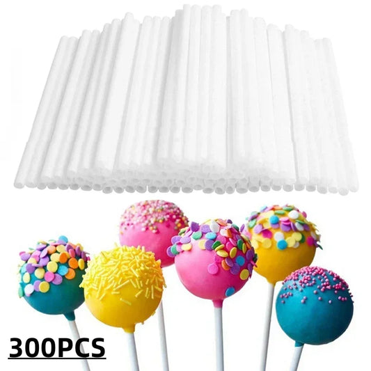 Hollow plastic lollipop sticks
