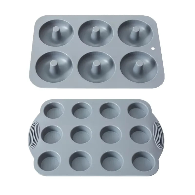 Gray Silicone Cake Pan