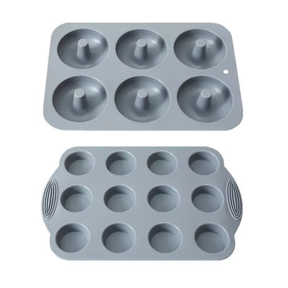 Gray Silicone Cake Pan