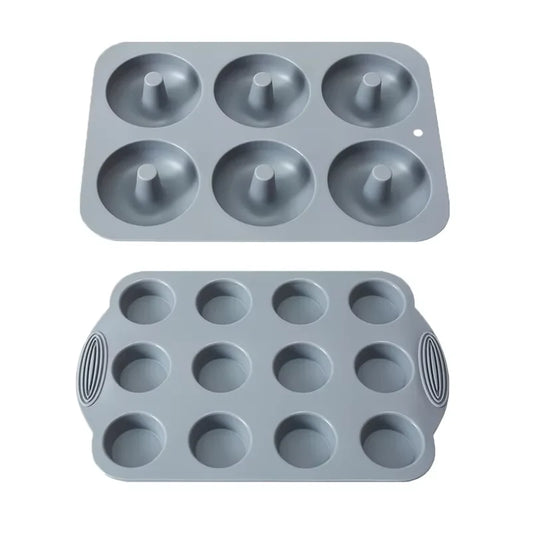 Gray Silicone Cake Pan