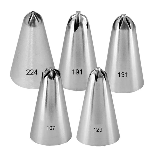 Stainless Steel Flower Icing Piping Nozzles