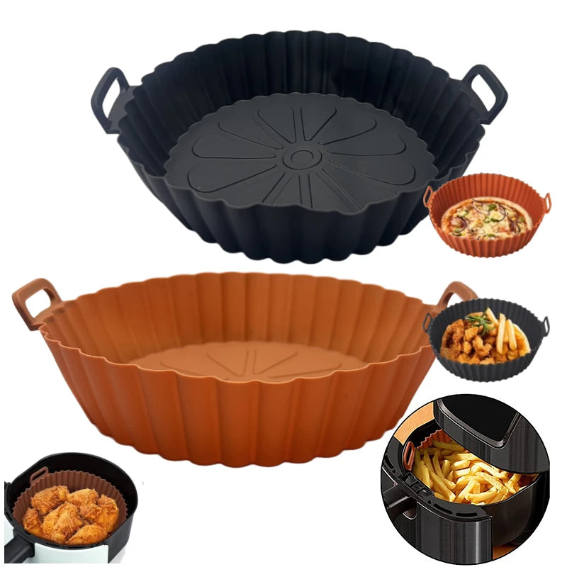 Air fryer silicone basket