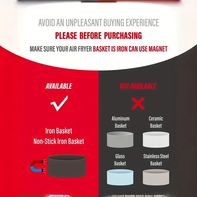 Air fryer magnet