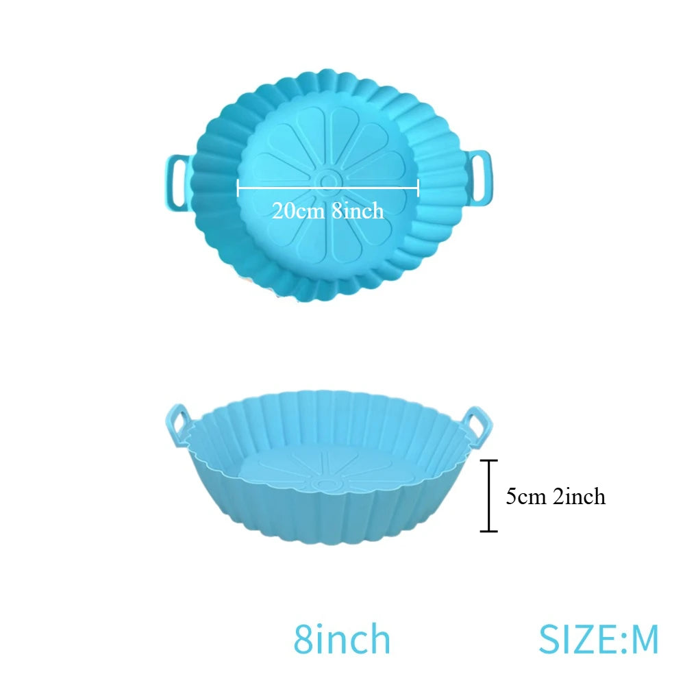Air fryer silicone basket