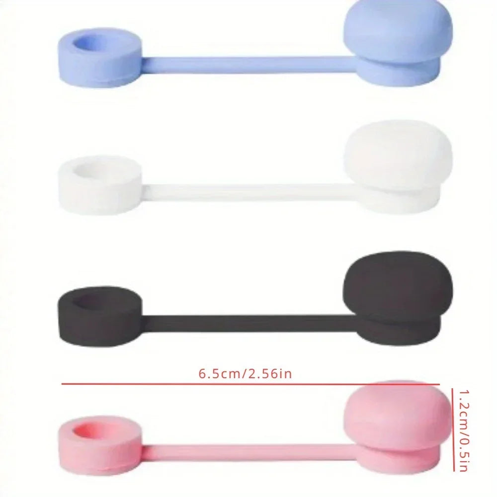 Silicone straw toppers