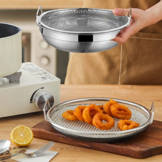 Stainless steel oil filter tray