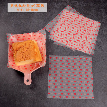 50pcs bento wax paper