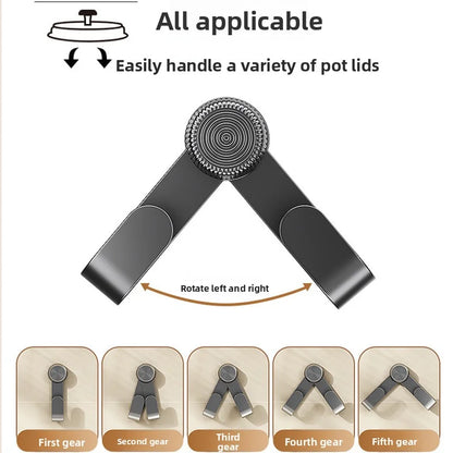 Wall-mounted pot lid rack