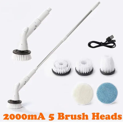 6-in-1 electric cleaning brush