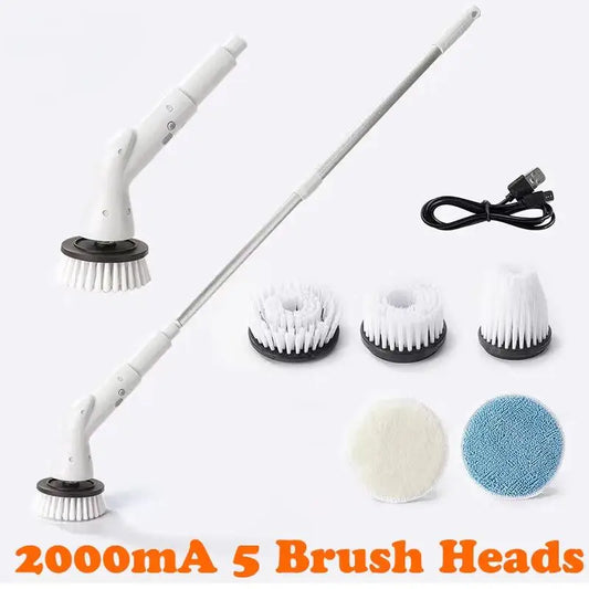 6-in-1 electric cleaning brush