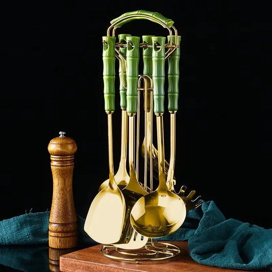 7pcs stainless steel spatula set