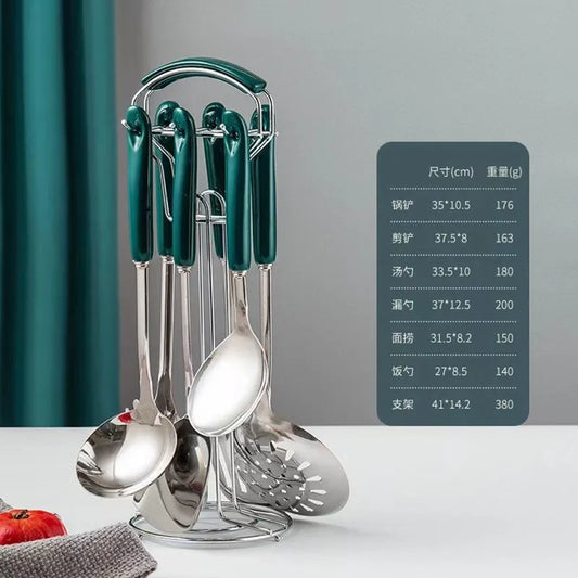 7pcs stainless steel spatula set